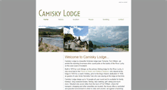 Desktop Screenshot of camiskylodge.co.uk